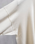 Olde Homesteader Interlock Mil Mock Neck Ivory