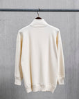 Olde Homesteader Interlock Mil Mock Neck Ivory