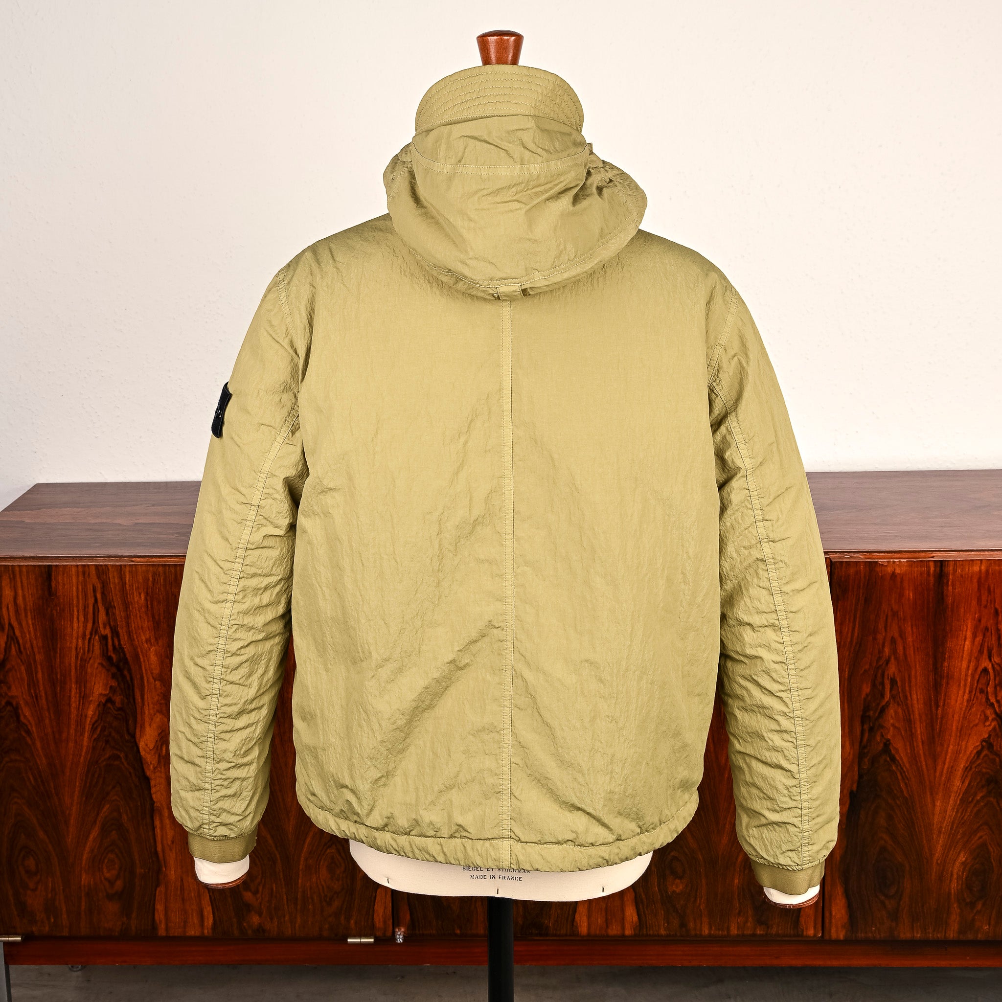 Stone Island Warp Rib Nylon-TC Short Parka Laurel Green