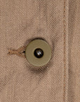 Cohérence Jackson Jacket Linen Cotton Chevron Brown