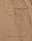 Cohérence Jackson Jacket Linen Cotton Chevron Brown