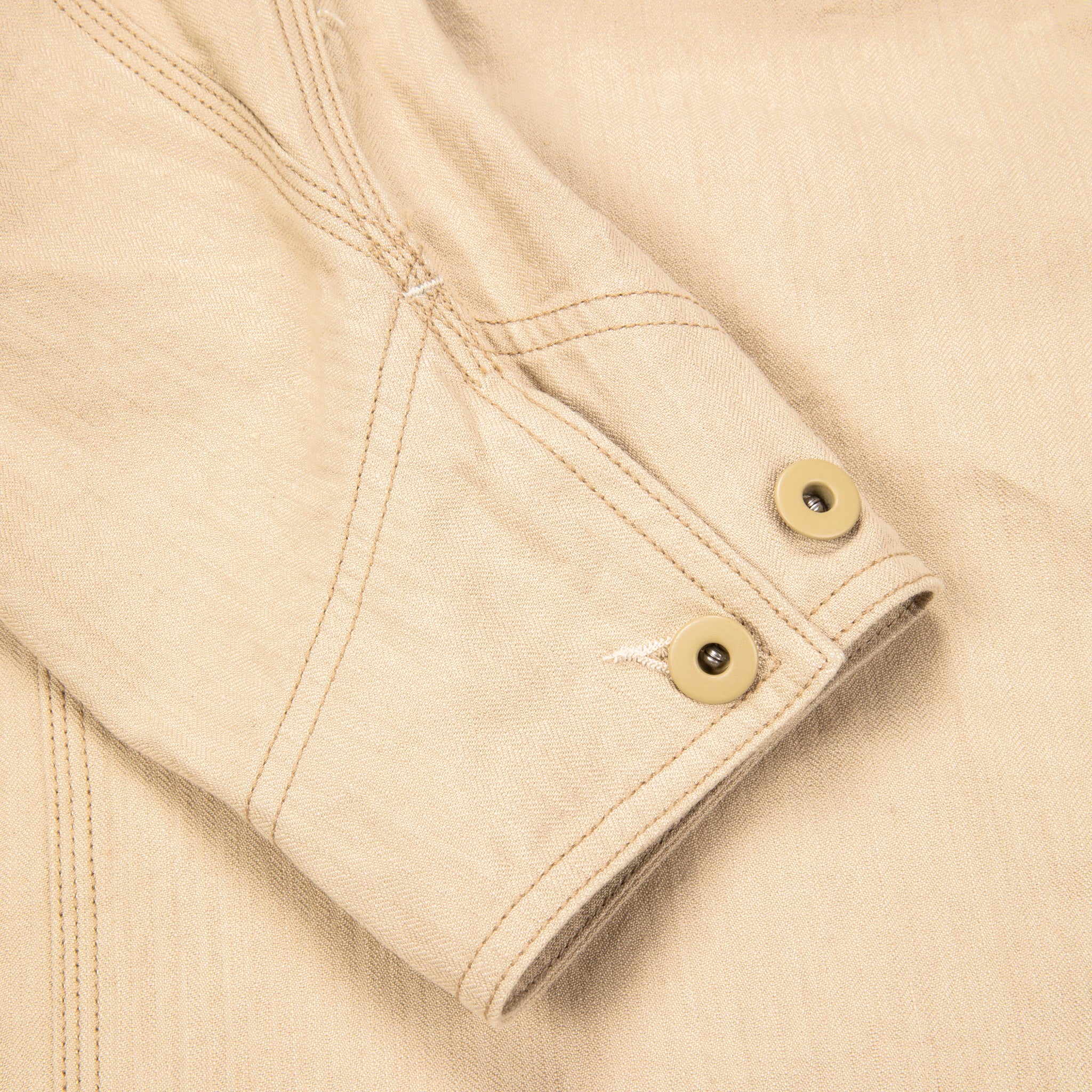 Cohérence Jackson Jacket Linen Cotton Chevron Ivory