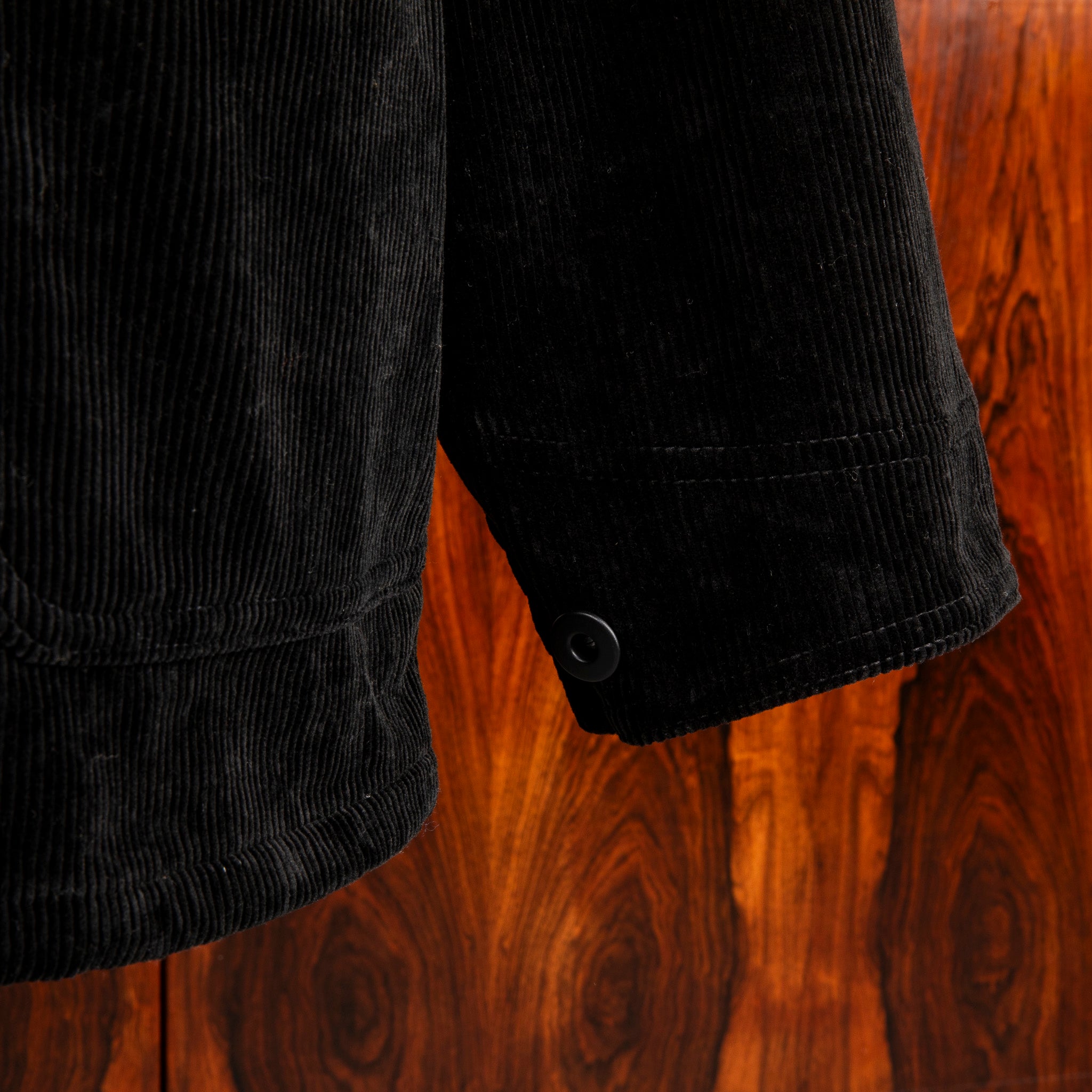 Cohérence Jackson 10-Wale Corduroy Jacket Black