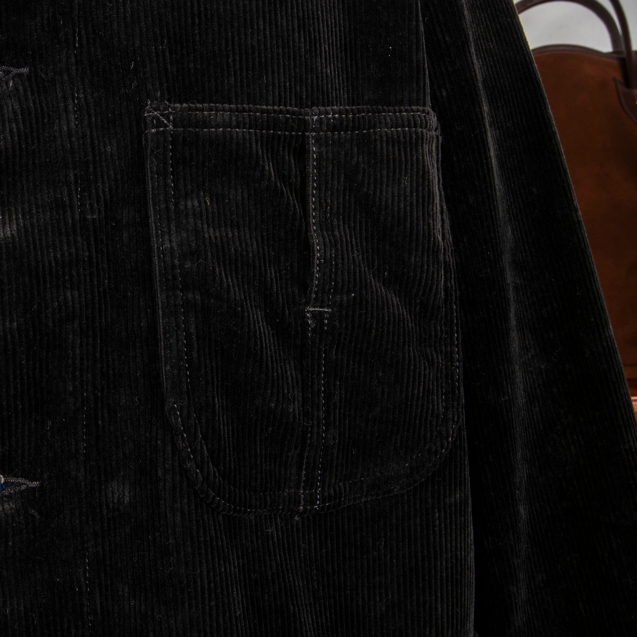 Cohérence Jackson 10-Wale Corduroy Jacket Black