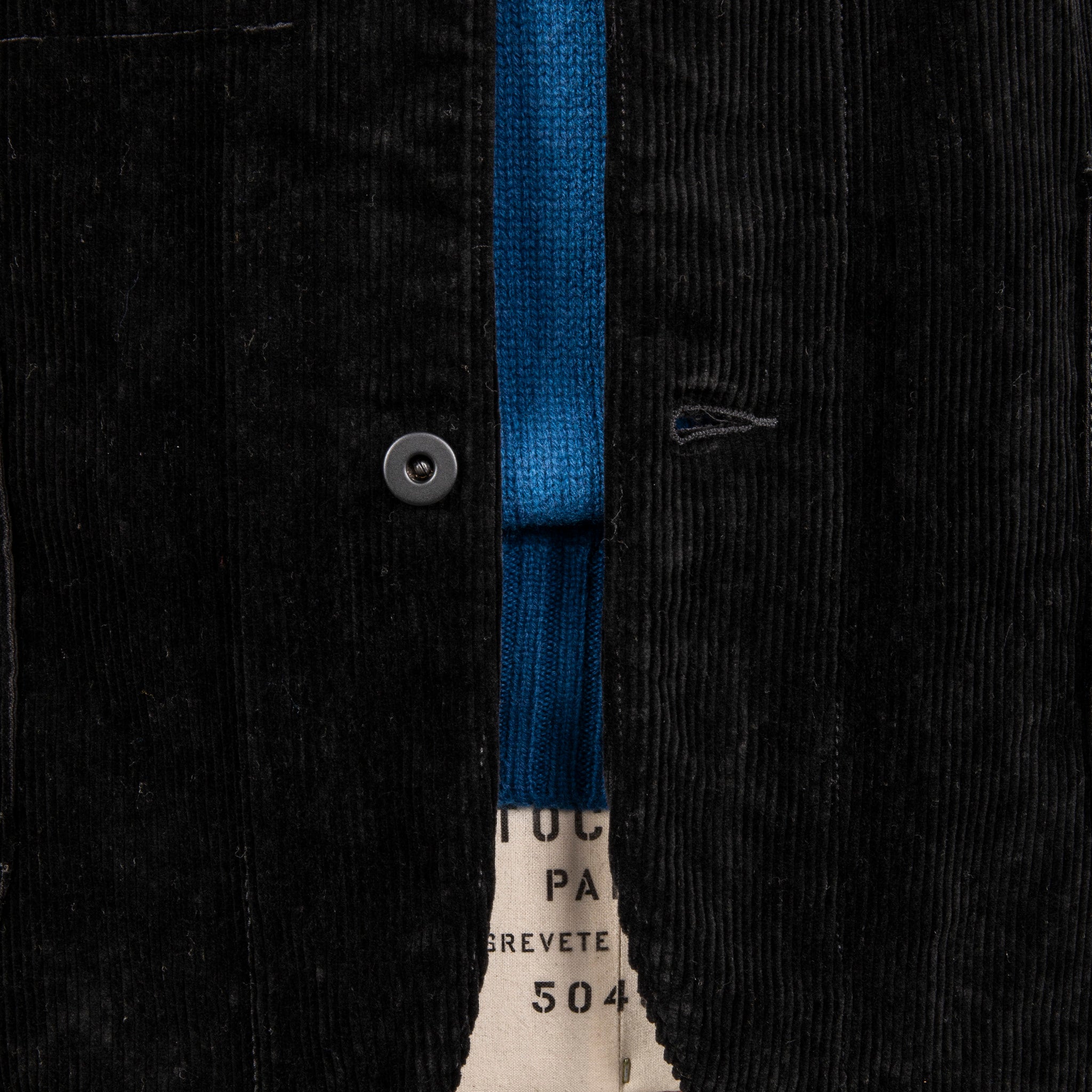 Cohérence Jackson 10-Wale Corduroy Jacket Black