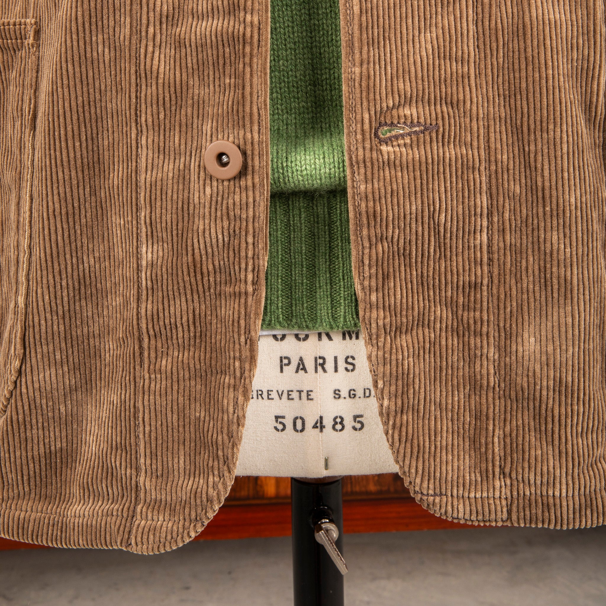 Cohérence Jackson 10-Wale Corduroy Jacket Fawn