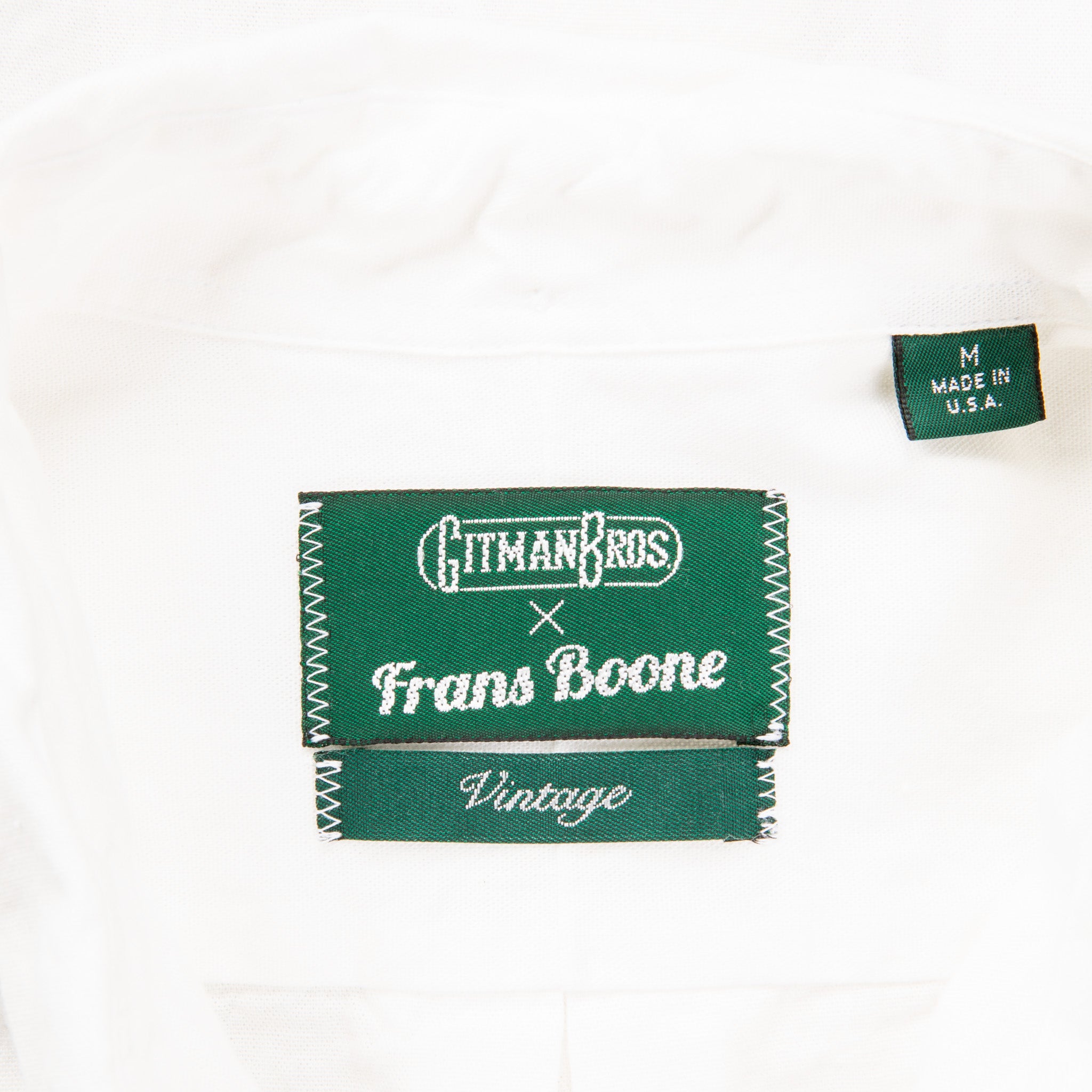 Gitman Vintage x Frans Boone Japanese Chambray White