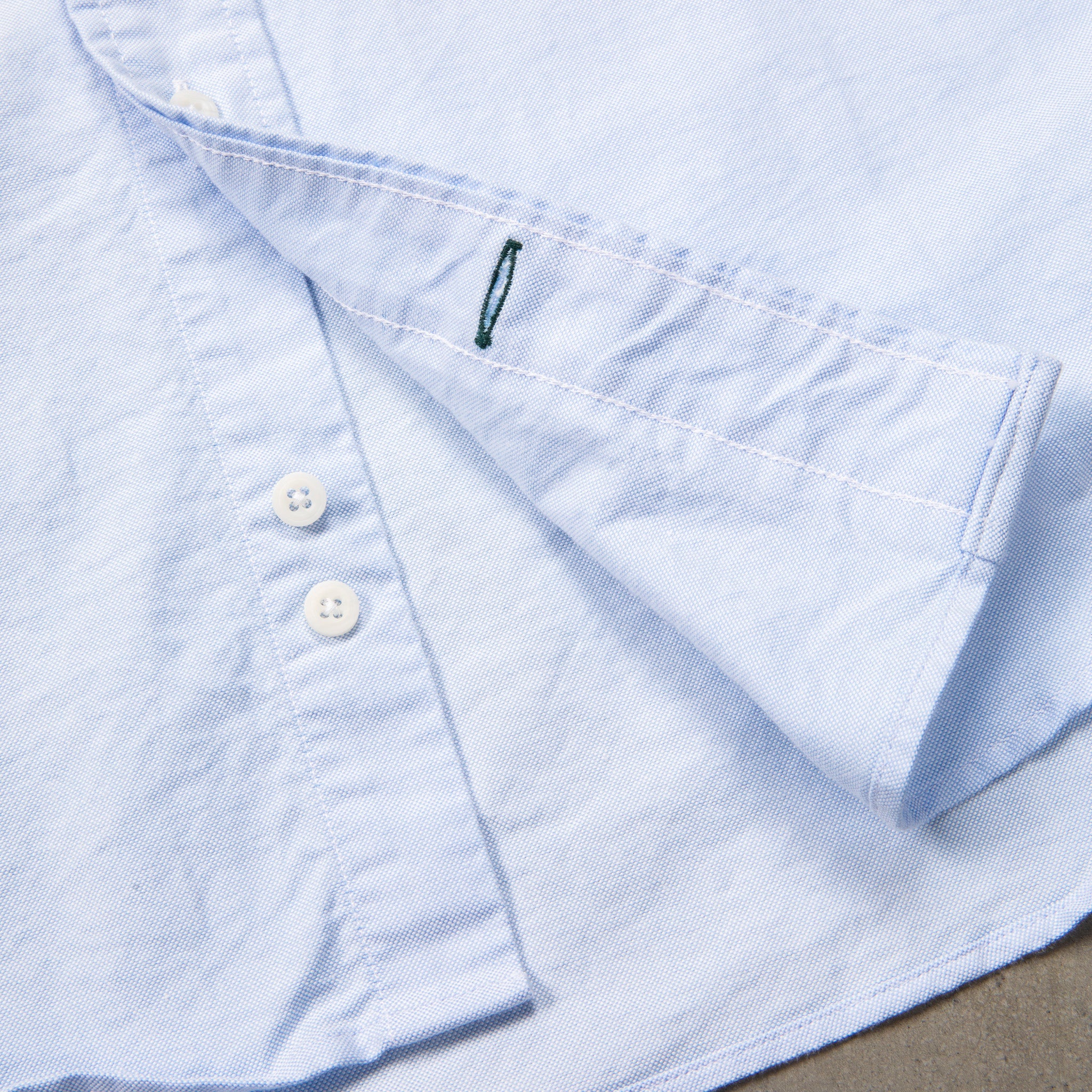 Gitman Vintage x Frans Boone Japanese Hopsack Light Blue