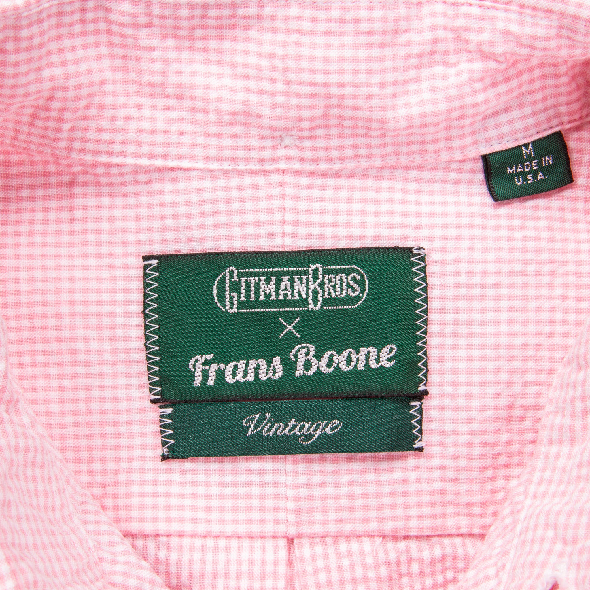 Gitman Vintage x Frans Boone Japanese Woven Vichy Seersucker