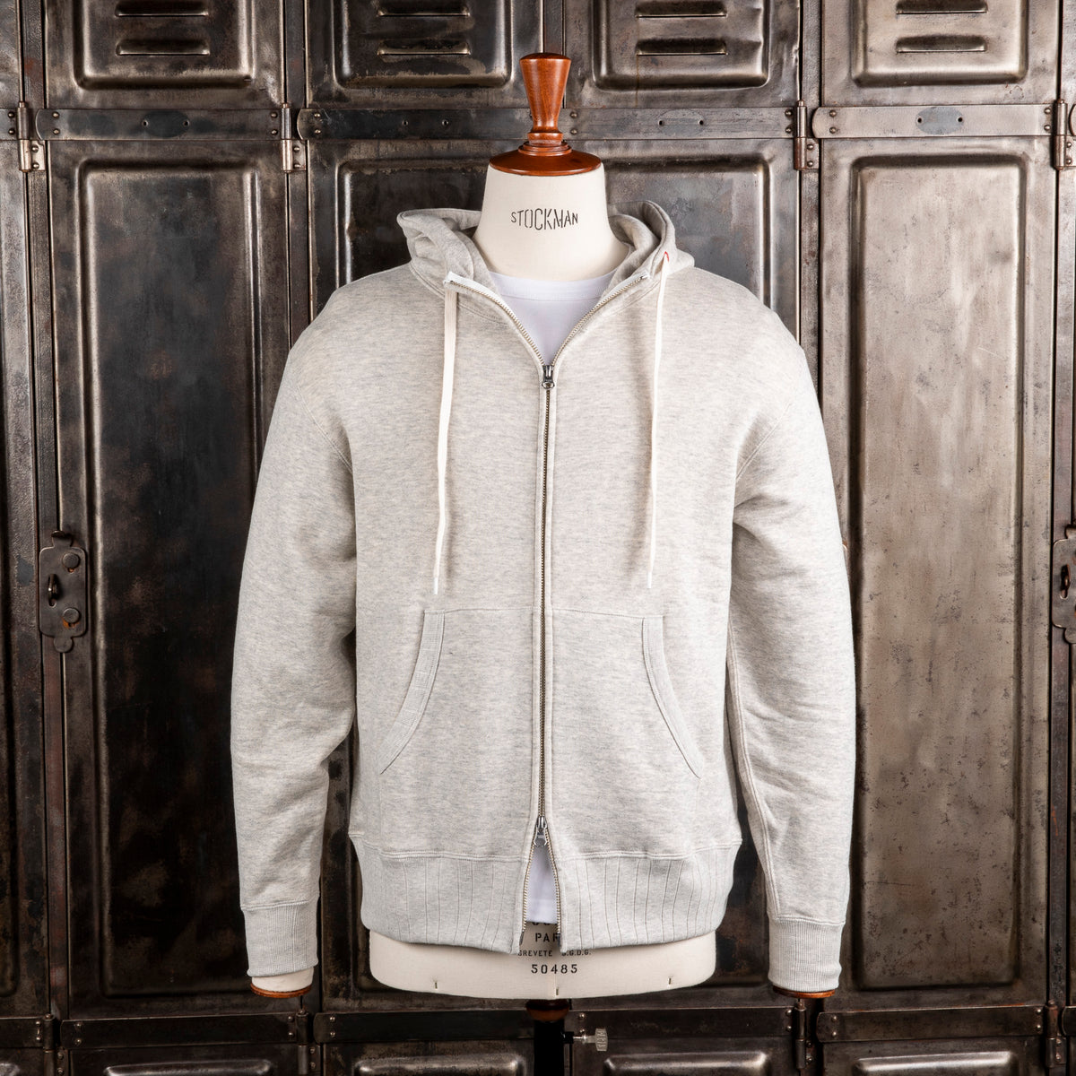 Velva Sheen Loopwheeler Zip-up Hoodie Heather Grey – Frans Boone Store