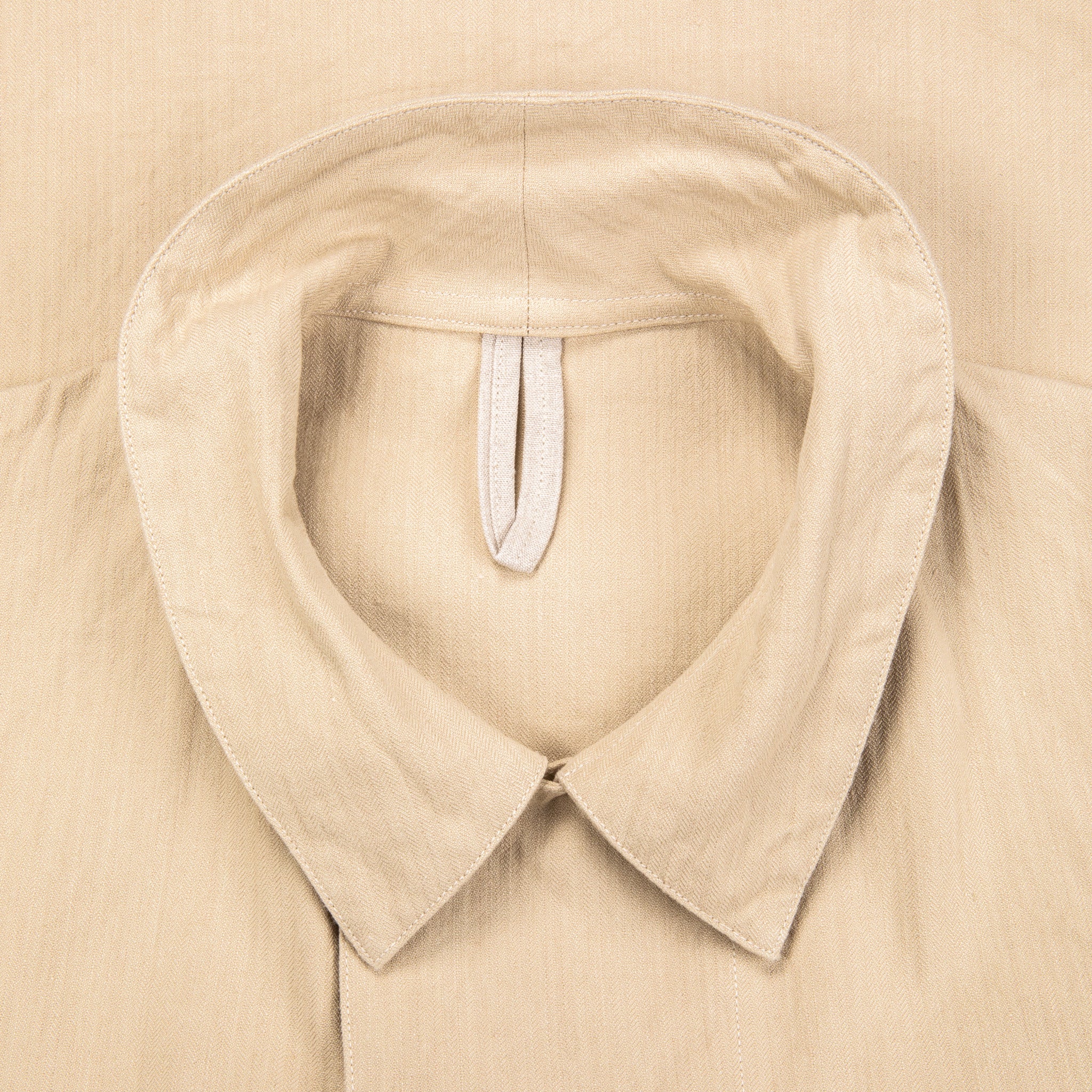 Cohérence Kees Jacket Linen Cotton Chevron Ivory