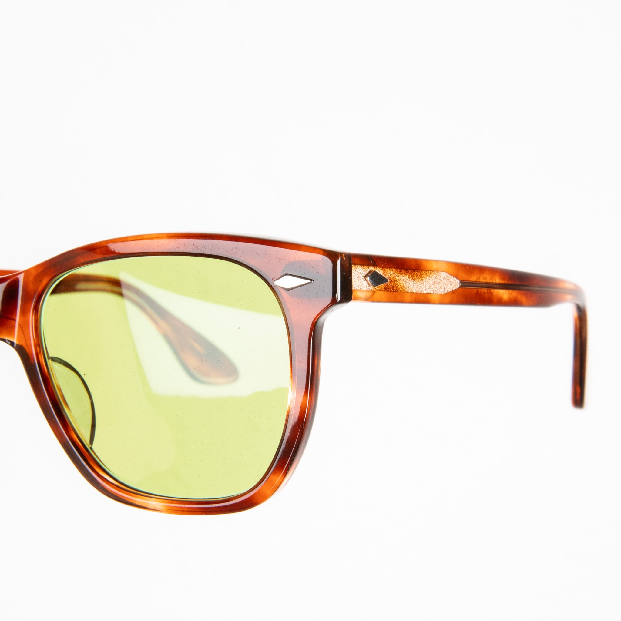 The Real McCoy&#39;s Geyser / Brown Frame Sunglasses Green