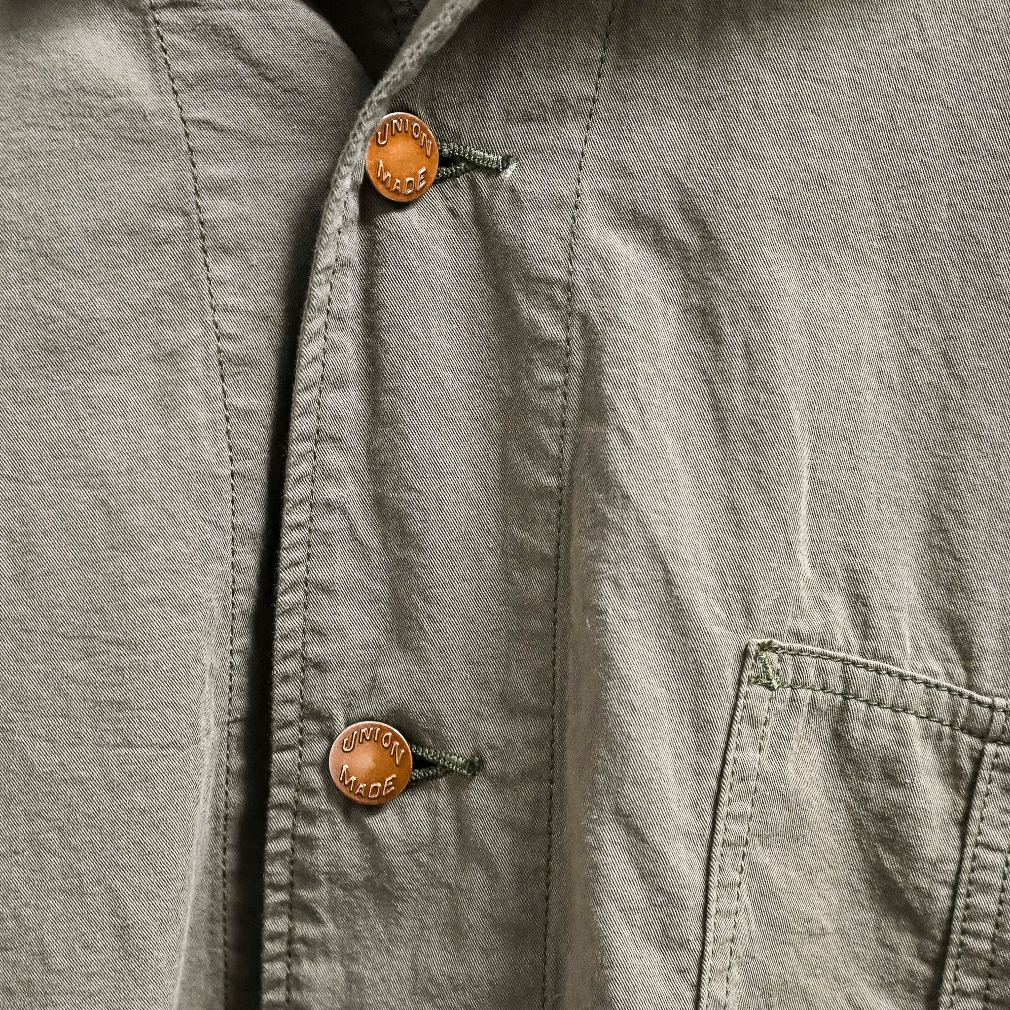Remi Relief Cotton Twill Chore Coat Khaki – Frans Boone Store