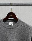 Orslow Simple Crew Neck Sweater Crafted In Japan Heather Gray