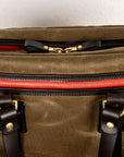 Croots Vintage Canvas Laptop bag Olive