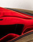 Croots Vintage Canvas Laptop bag Olive