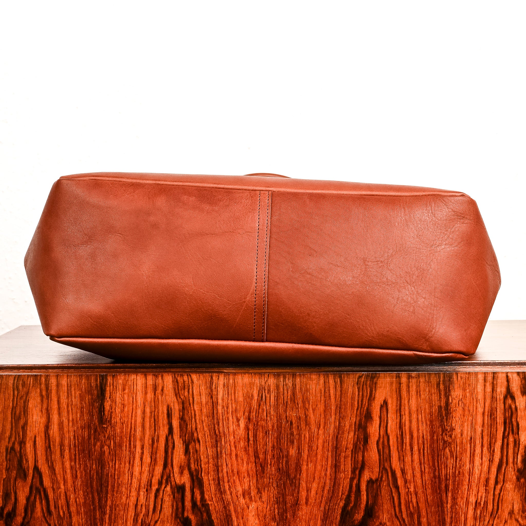 The Real McCoy's Leather Tote Shoulder-Bag Brown – Frans Boone Store