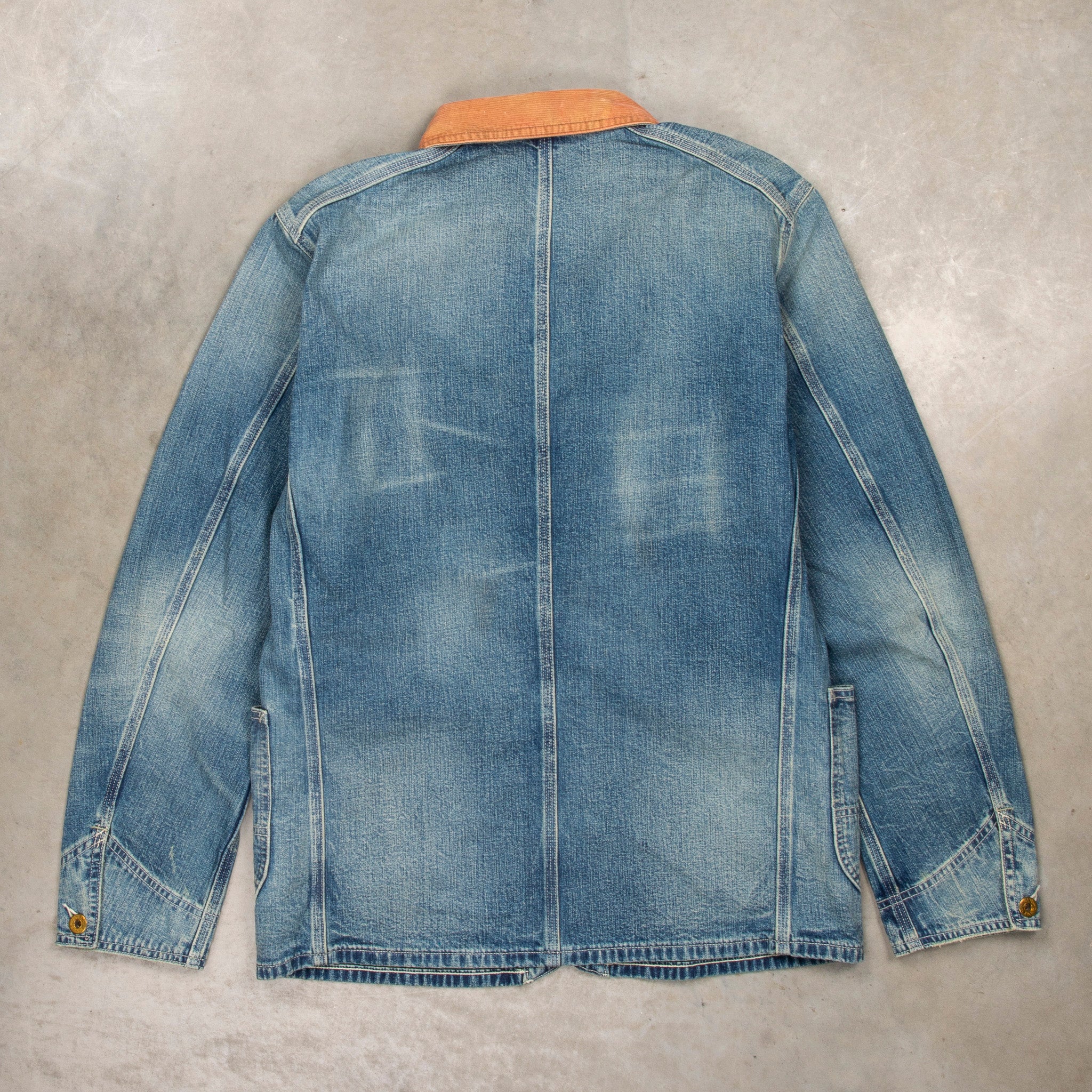 F*ラ様 RRL FIELD OILD COAT Lot 271 Trucker Jacket - Leeland Wash