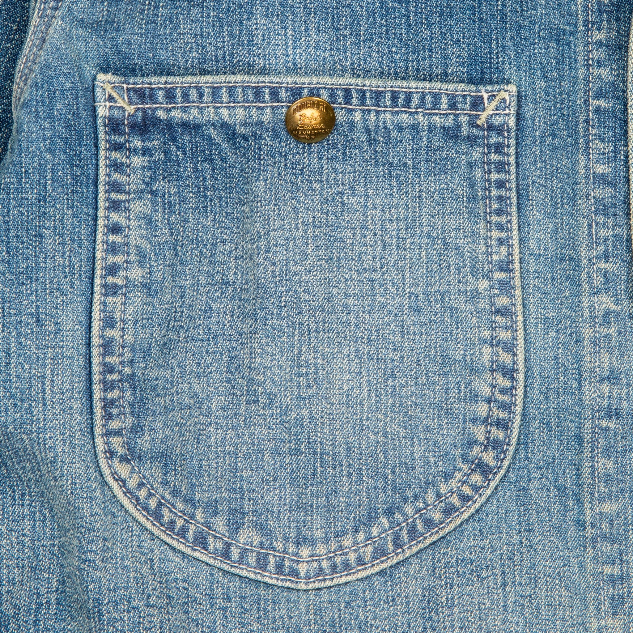 RRL Stockton Jacket 11 Oz Denim Wrightsvile Wash