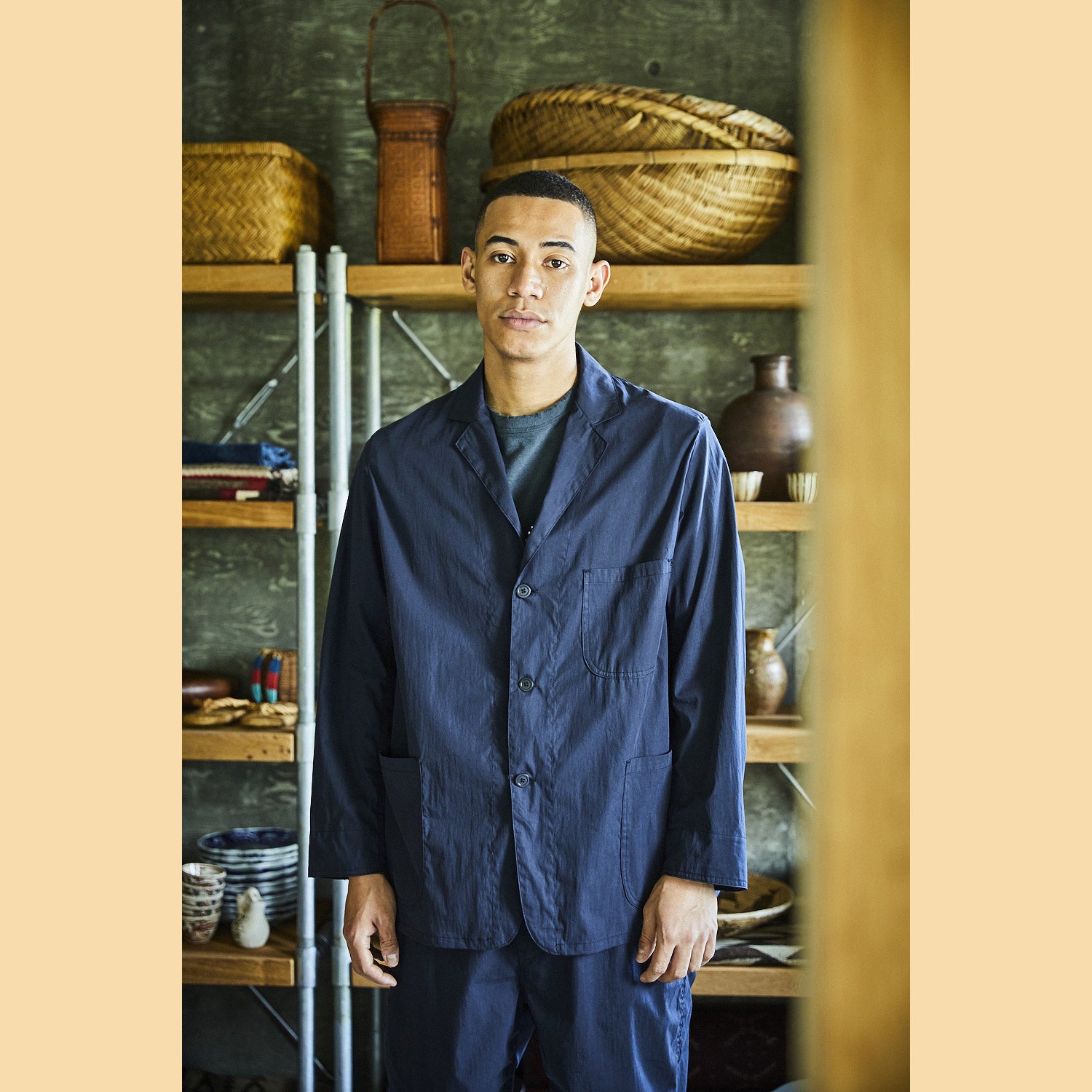 orSlow ライトウエイト　パジャマジャケット orSlow」 春夏秋と3シーズン楽しめるジャケットアイテム 