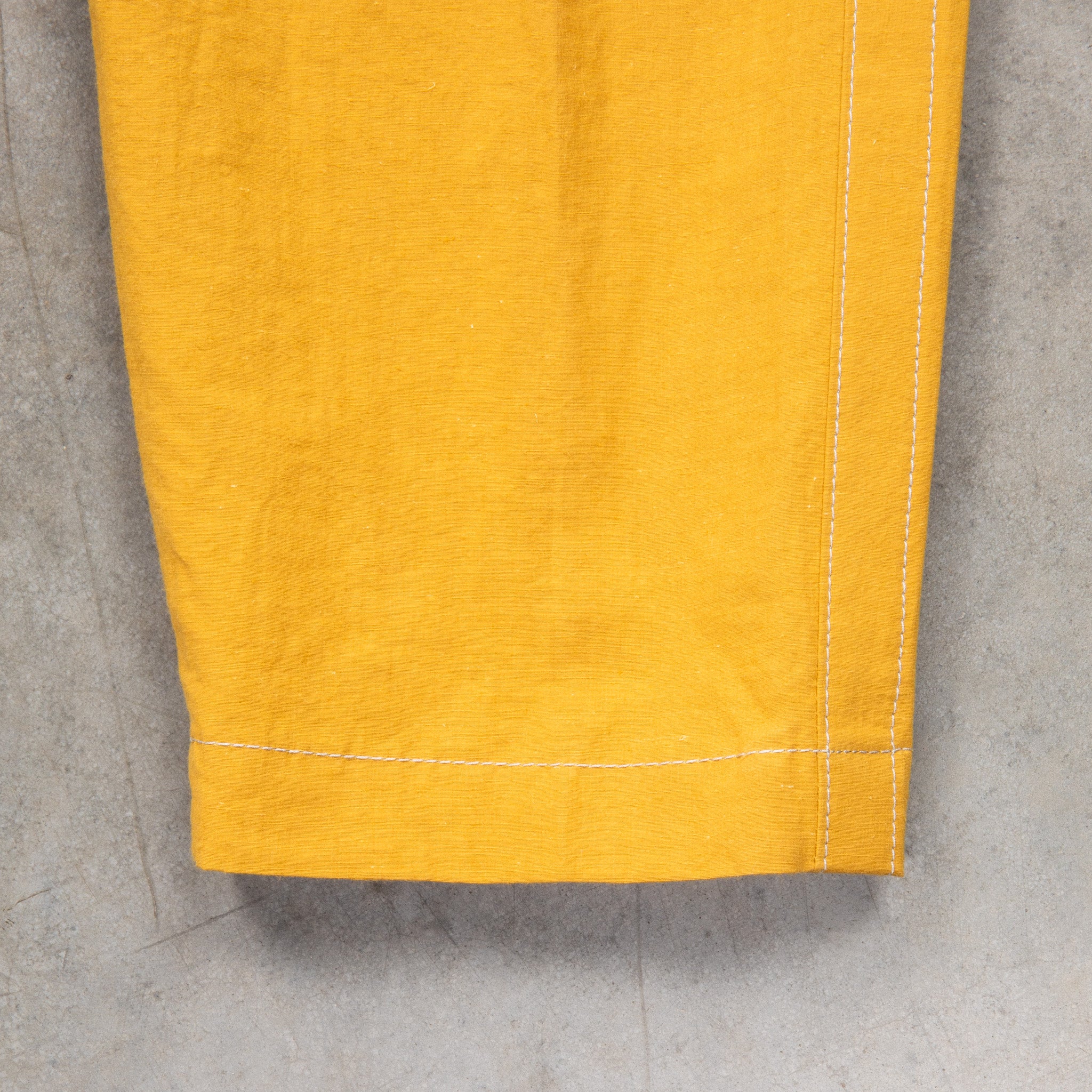 And Wander Linen Drawstring Pants Yellow