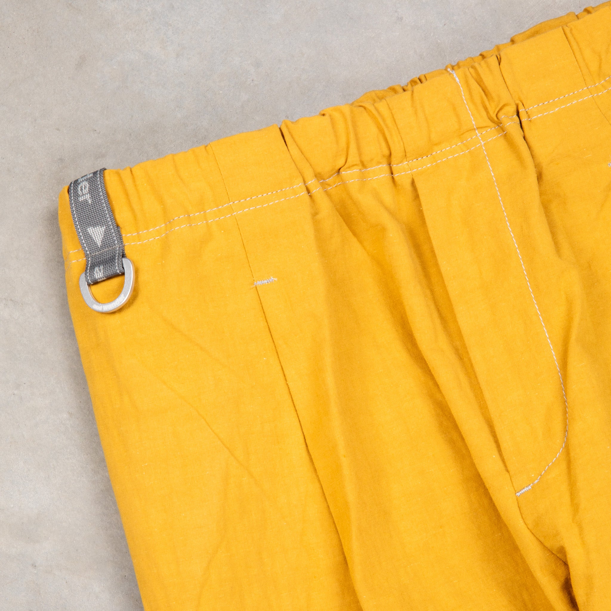 And Wander Linen Drawstring Pants Yellow