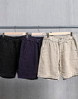 Remi Relief Linen Twill Easy Shorts P.Navy