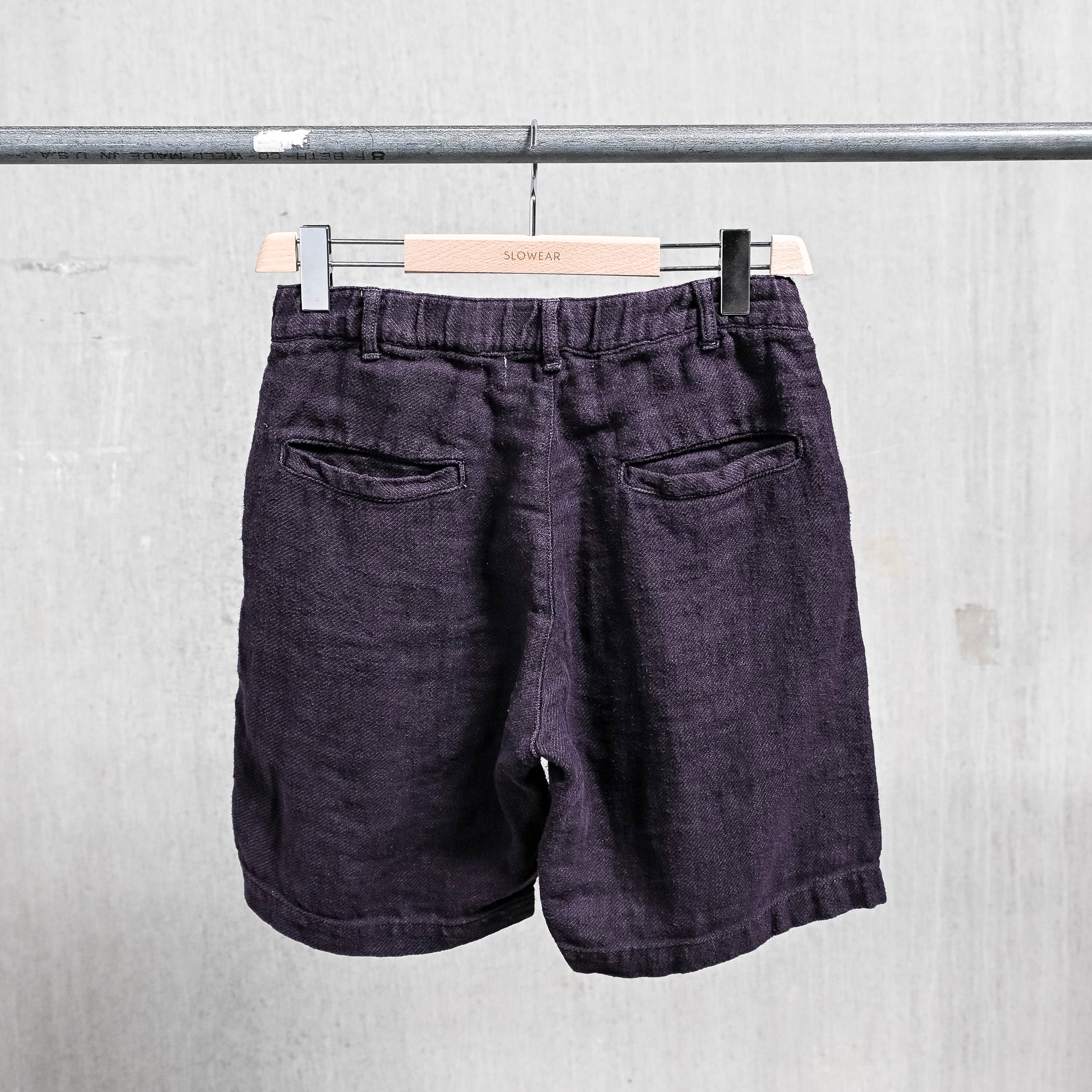 Remi Relief Linen Twill Easy Shorts P.Navy