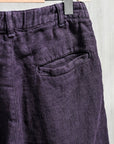 Remi Relief Linen Twill Easy Shorts P.Navy