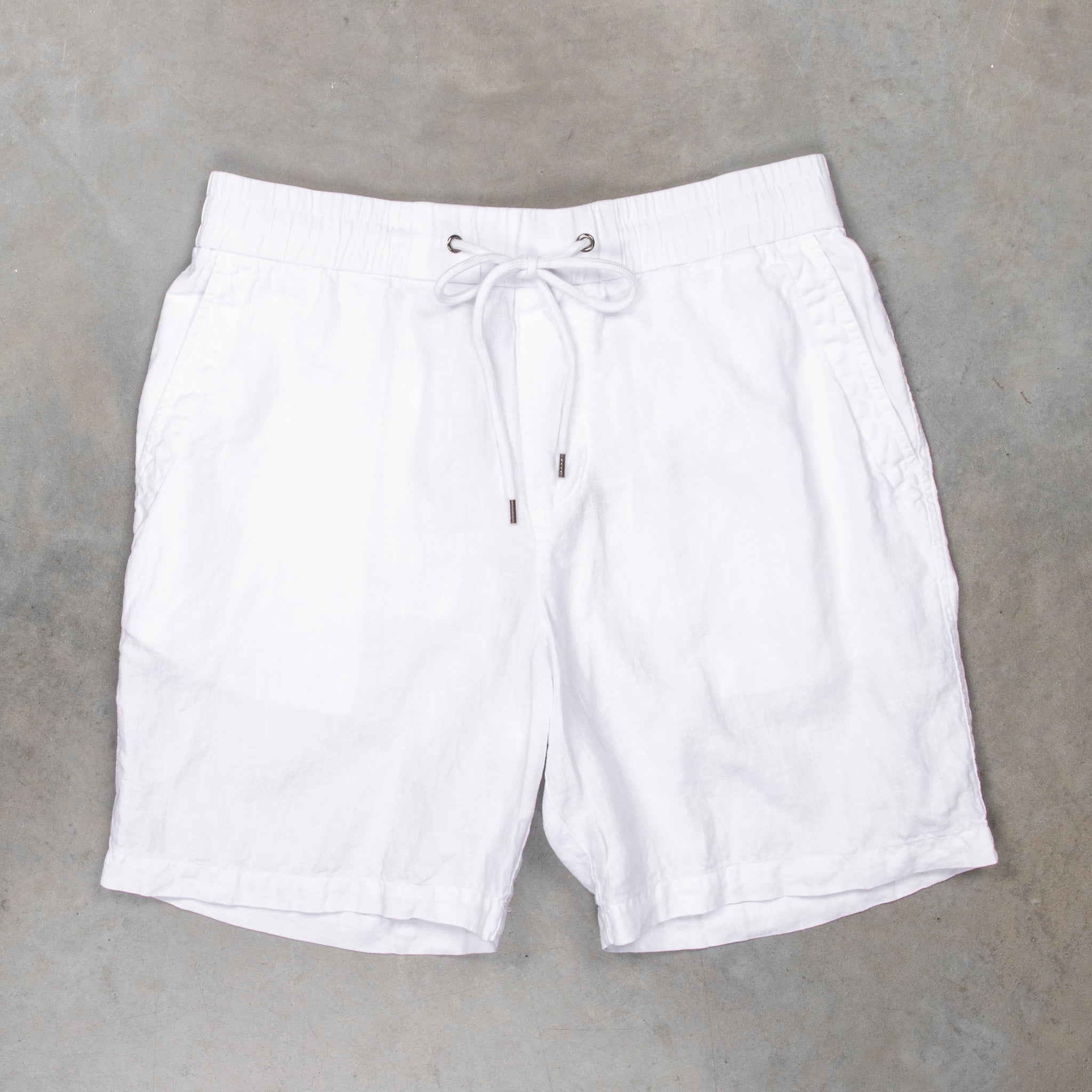 James Perse Relaxed Fit Linen Short White – Frans Boone Store