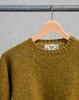 Laurence J. Smith Super Soft Seamless Crew Neck Pullover Asparagus