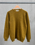 Laurence J. Smith Super Soft Seamless Crew Neck Pullover Asparagus