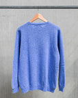 Laurence J. Smith  Super soft Seamless Crew Neck Pullover Cornflower