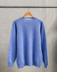 Laurence J. Smith  Super soft Seamless Crew Neck Pullover Cornflower