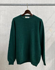 Laurence J. Smith Super Soft Seamless Crew Neck Pullover Forest