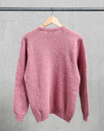 Laurence J. Smith Super Soft Seamless Crew Neck Pullover Heather Orchid