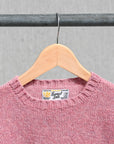 Laurence J. Smith Super Soft Seamless Crew Neck Pullover Heather Orchid