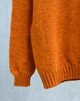 Laurence J. Smith  Super soft Seamless Crew Neck Pullover Vintage Orange