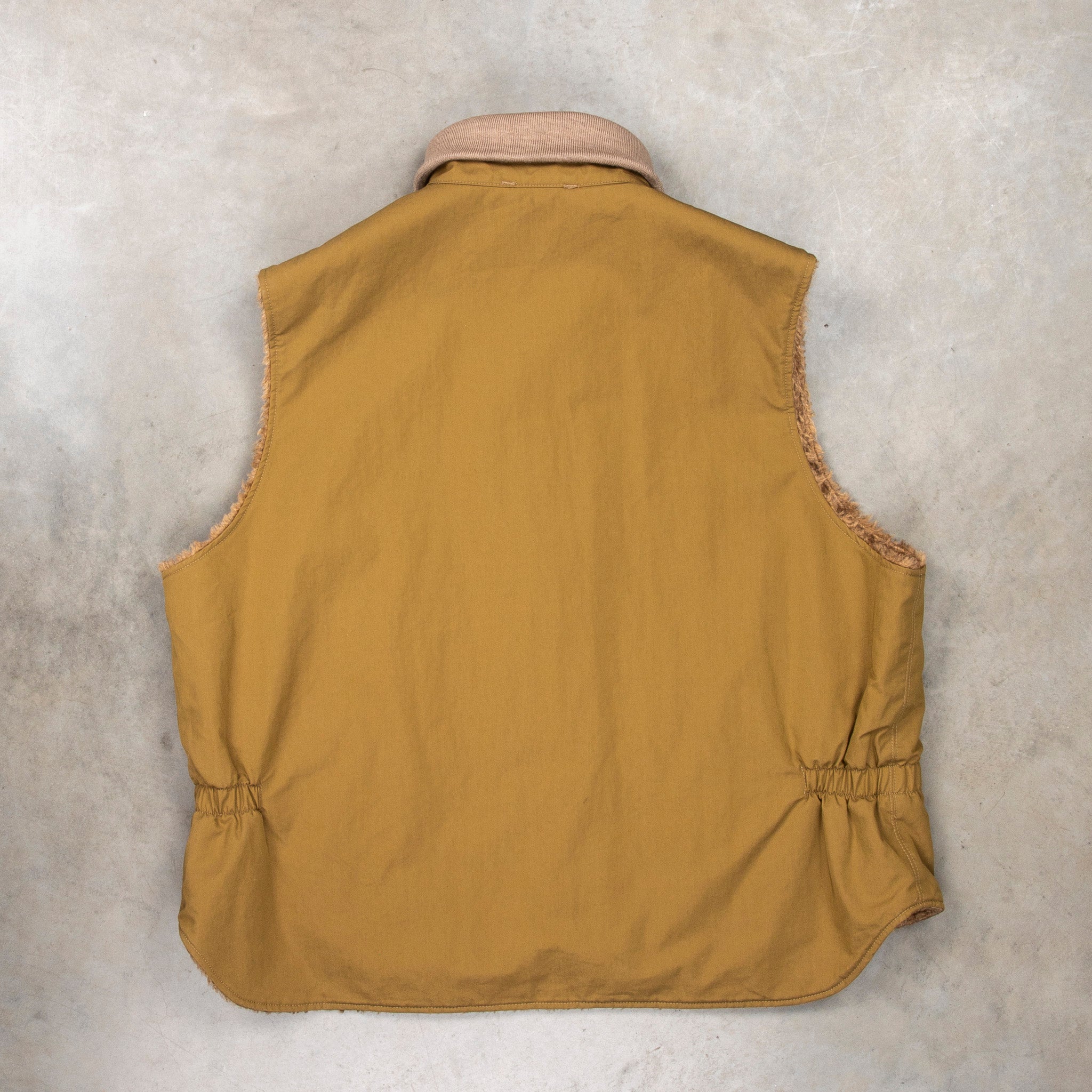 Engineered Garments LL Vest Khaki Nyco Twill