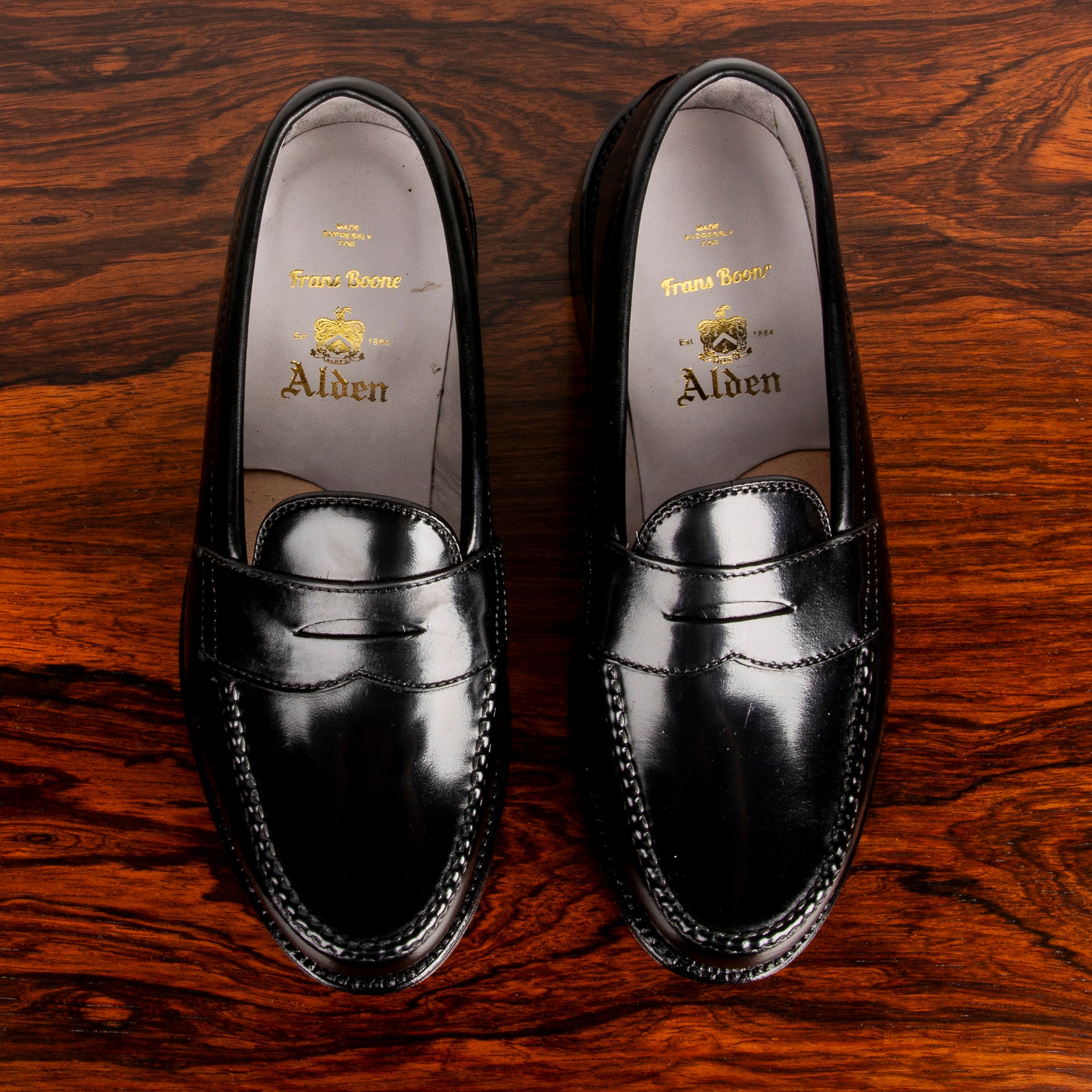 Alden Black Cordovan Loafer 