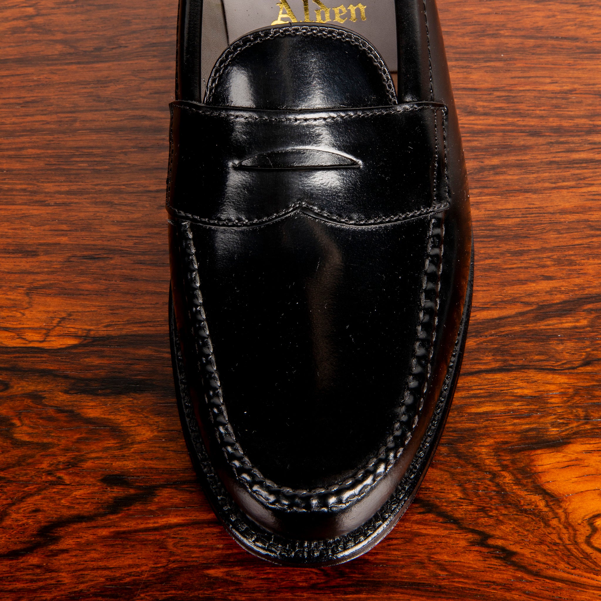 Alden Black Cordovan Loafer 