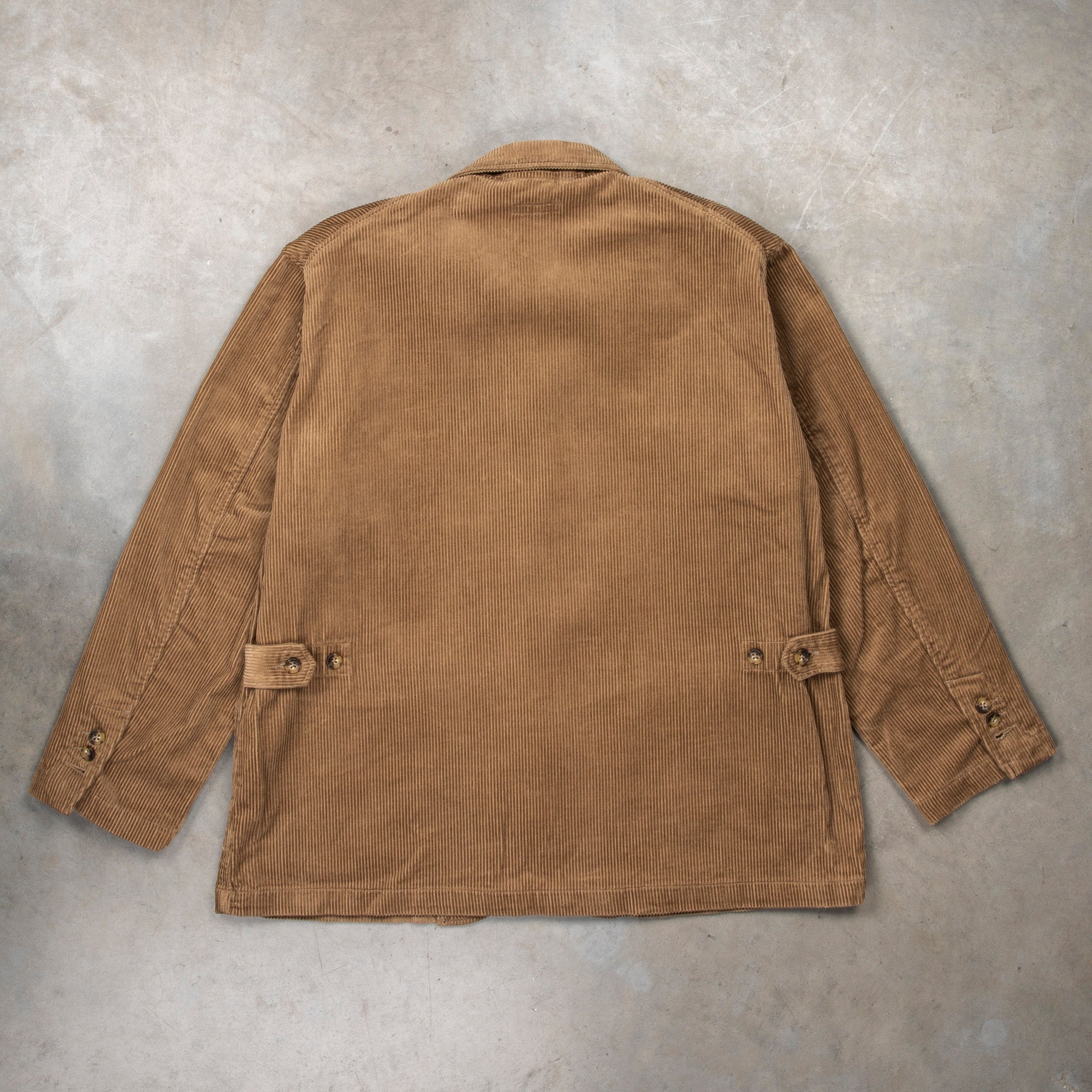 ENGINEERED GARMENTS LOITER JACKET S 茶色 Engineered Garments Loiter Jacket 8-Wale Corduroy Khaki