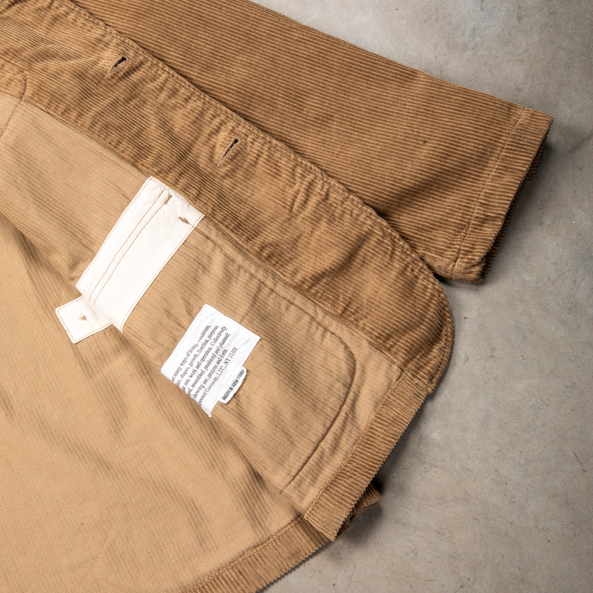 Engineered Garments Loiter Jacket 8-Wale Corduroy Khaki