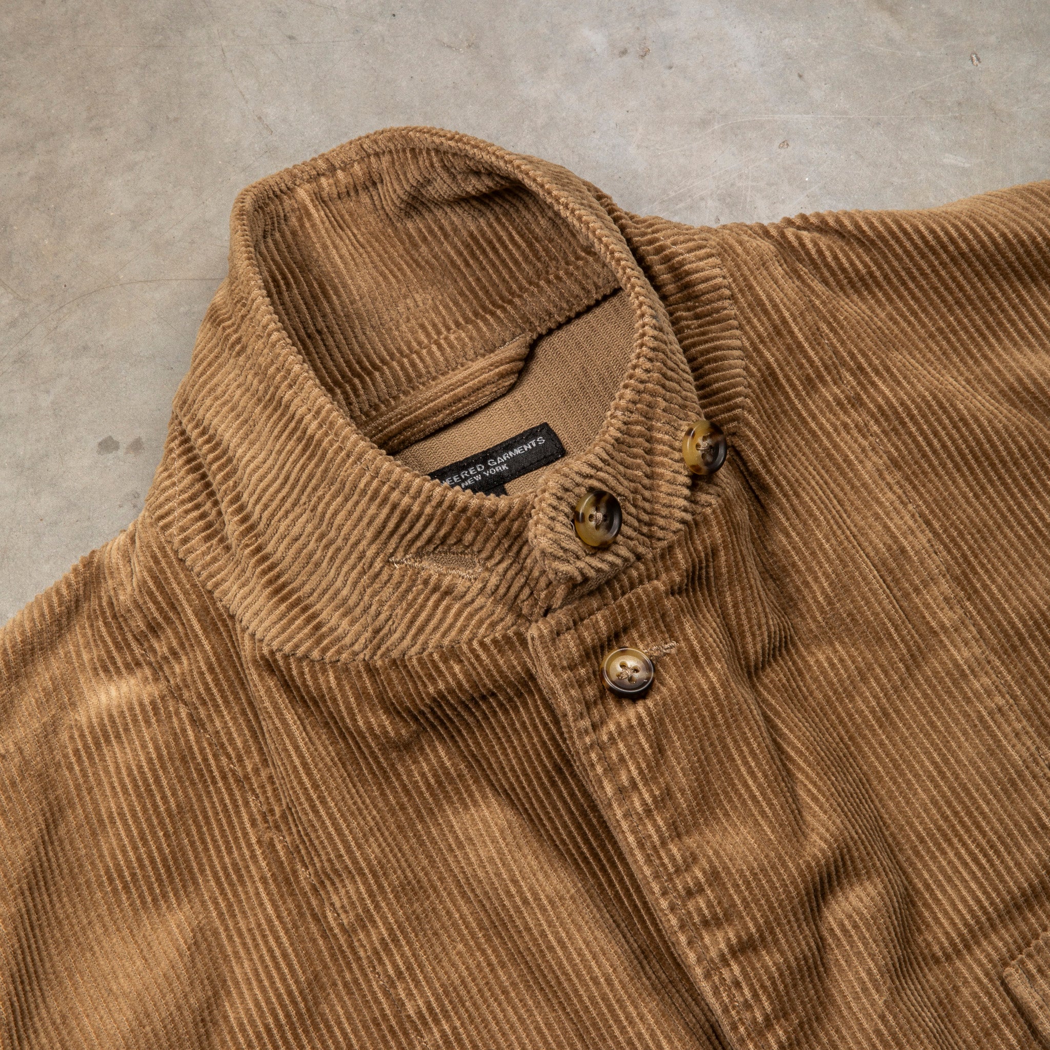 ジャケット・アウター Engineered Garments Loiter 8W Corduroy M Engineered Garments Loiter Jacket 8W Corduroy - Khaki | Available