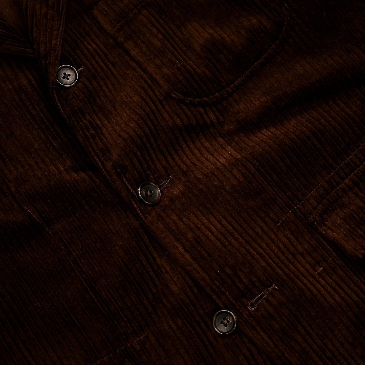 Engineered Garments Loiter Jacket Dark Brown 4.5W Corduroy