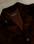 Engineered Garments Loiter Jacket Dark Brown 4.5W Corduroy