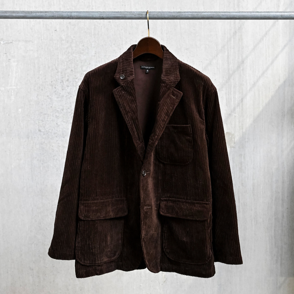 Engineered Garments Loiter Jacket Dark Brown 4.5W Corduroy