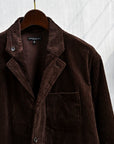 Engineered Garments Loiter Jacket Dark Brown 4.5W Corduroy
