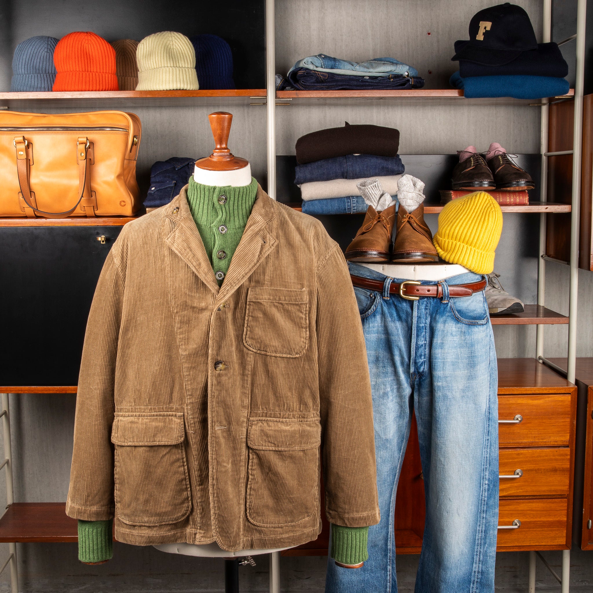 Engineered Garments Loiter Jacket 8-Wale Corduroy Khaki