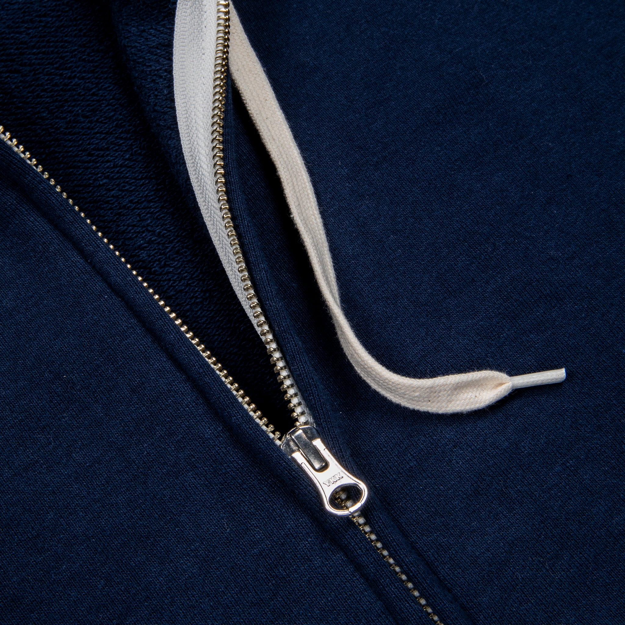 Velva Sheen Loopwheeler Zip-up Hoodie Navy – Frans Boone Store